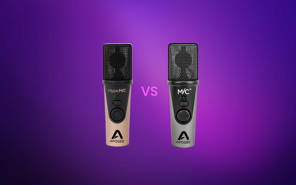 Choose between Apogee's HypeMiC and MiC Plus