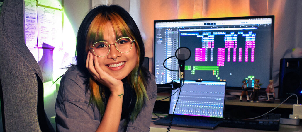 Marian Carmel with Apogee HypeMiC