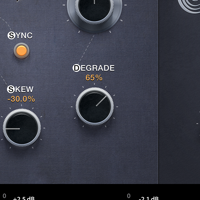 Degrade knob for Clearmountain Dance plugin