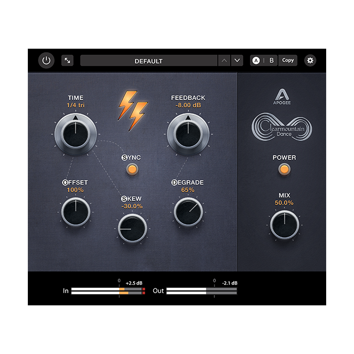 Clearmountain Dance plugin by Bob Clearmountain and Apogee